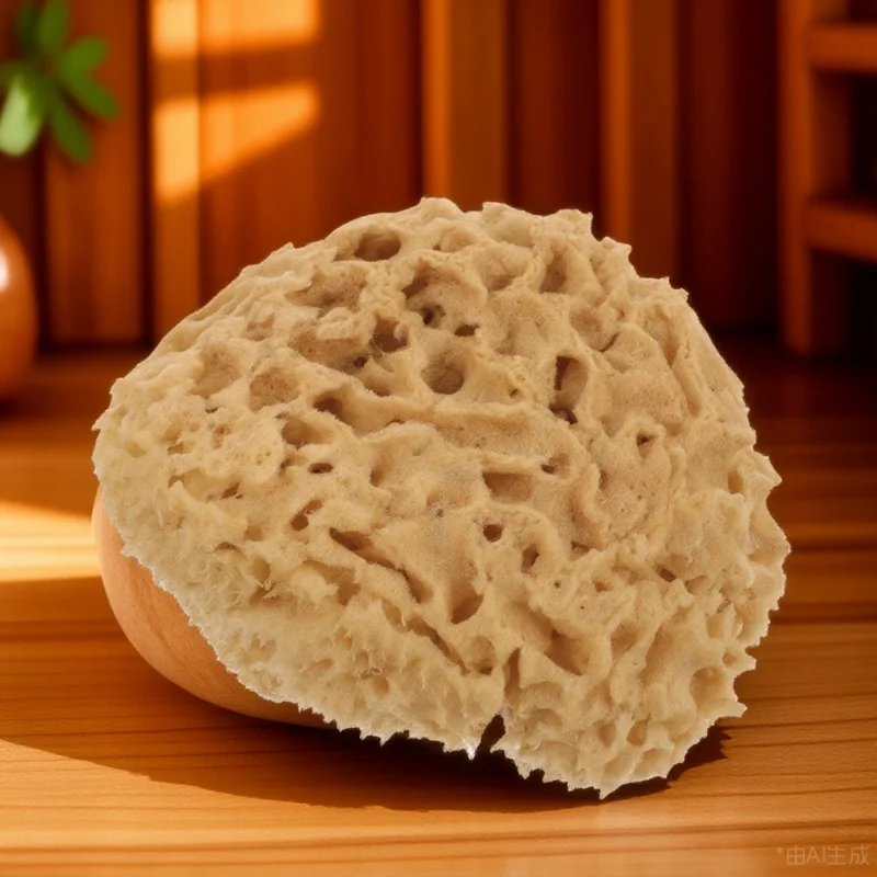 

Natural Sea Sponge Bath Ball Honeycomb Design Quick Dry Portable Shower Scrubber Body Exfoliating Tool Bathing Supplies