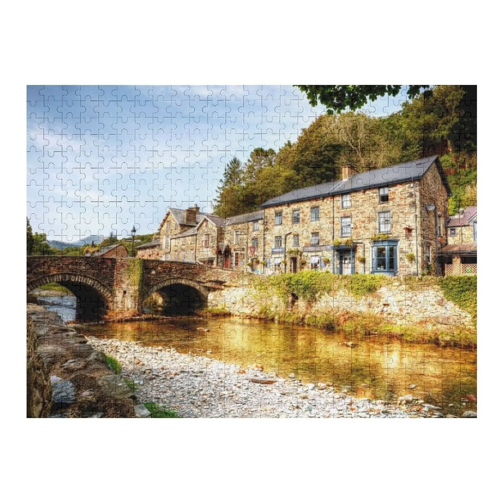

Beddgelert Village, Snowdonia, Wales, UK Jigsaw Puzzle Scale Motors Customized Toys For Kids Puzzle