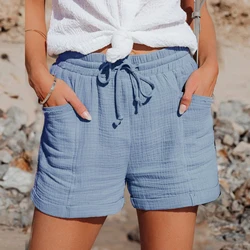 2024 New Summer Casual Shorts Women Basic Short Pants Sports Trousers Ladies Fashion Home Shorts Streetwear Beachwear