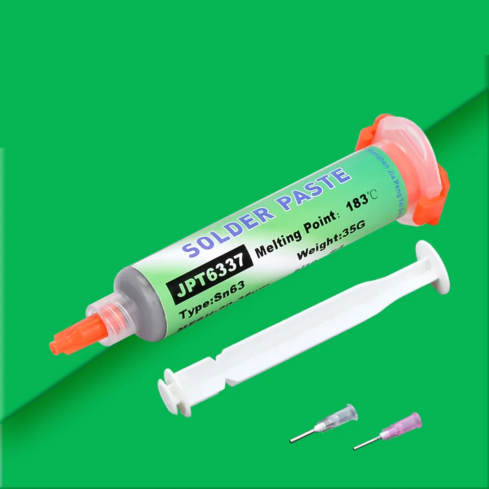 Needle Tube Solder Paste 138/151/183/227 ℃ USB LED SMD BGA  IC PCB Welding Tool Set Tail Plug Maintenance Syringe Flux 15g