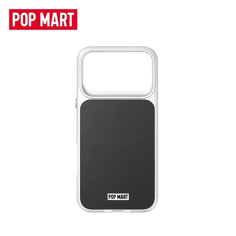 POPMART Funda Magnética (Plata Mate) Serie 16 PM 17 PM Caja Sorpresa Muñeca Figura Anime Linda Adorno Regalo