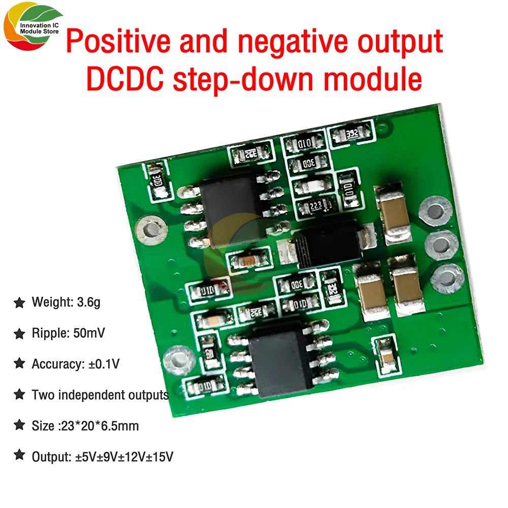 DC to DC Positive & Negative Voltage DC7-28V to 5V 9V 12V 15V Buck Converter DIY Power Supply Step-Down Module