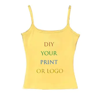 2025年新款夏季專屬DIY印花圖案訂製女士露臍性感無縫無袖吊帶背心露背吊帶衫 8 最佳銷售 牙買加服裝 - №2