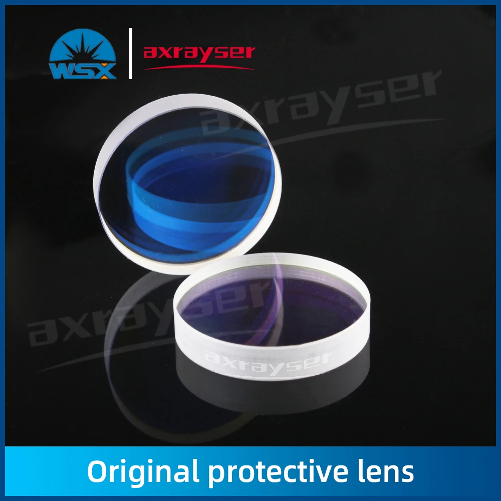 

WSX Origainl Laser Protective Lens 18x2 20x2 30x5 37x7 JGS1 Fused Silica Protection Windows for WSX Laser Cutting Machine