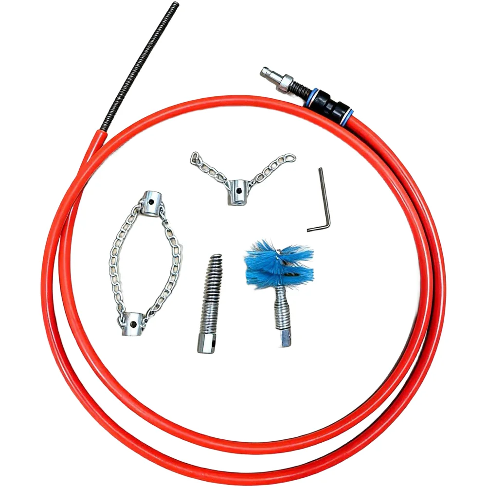 3meters Drain Snake Manual Pipe Cleaning User-friendly Operation Suitable For Various Blockages Stainless Steel Construction