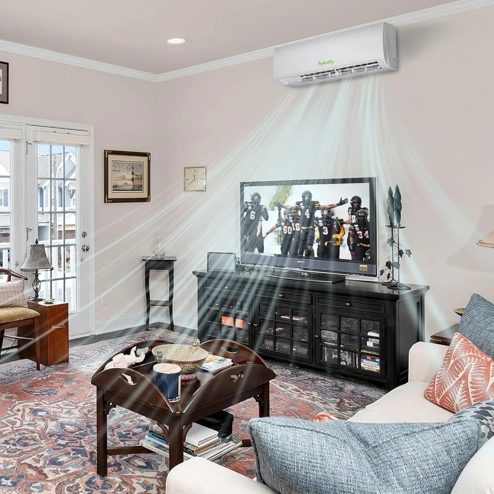 18000 BTU Mini Split AC & Heater, 19 SEER2 230V Ductless Inverter Heat Pump, Install Kit, 1250 Sq.Ft, Custom