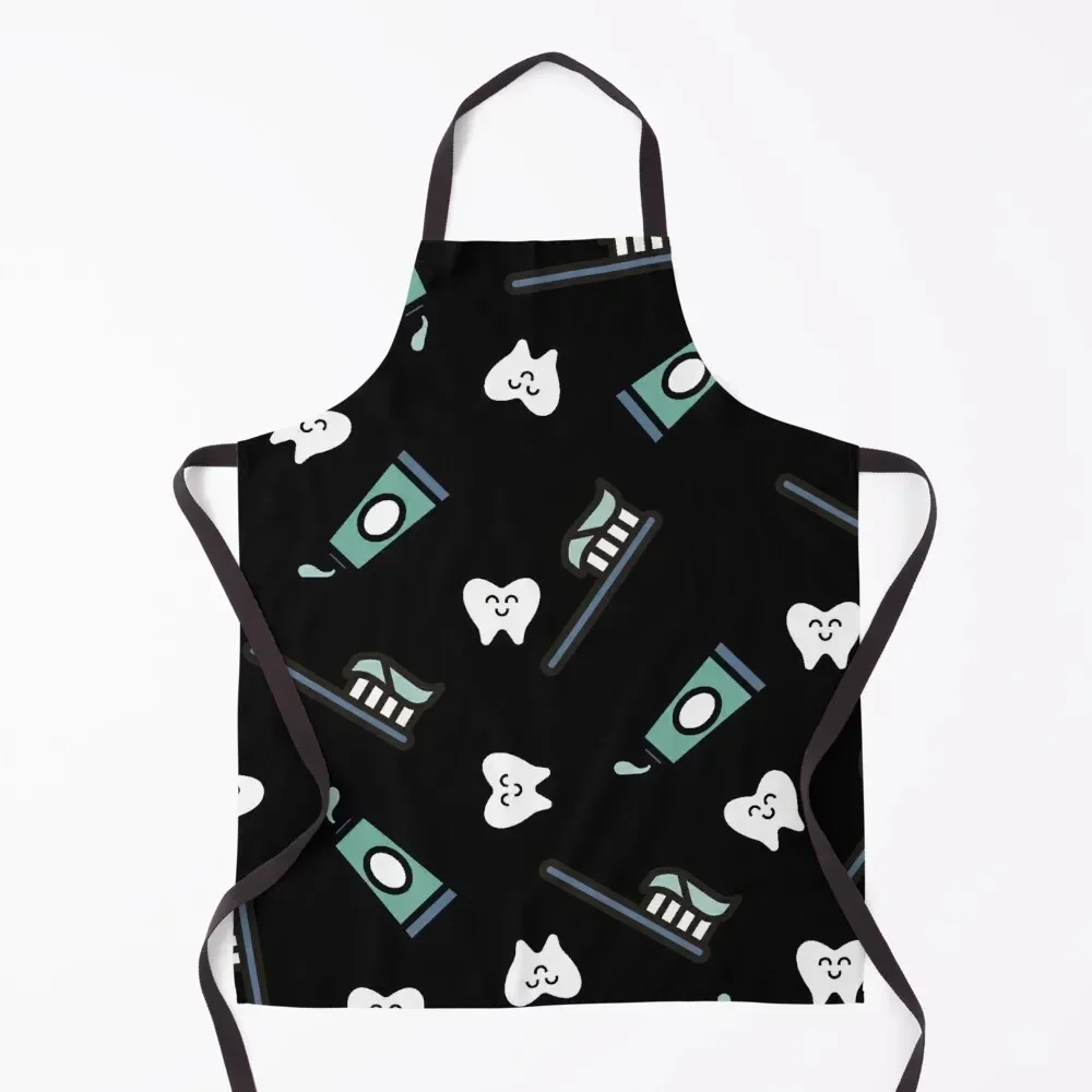 

Dentist Pattern Apron For Home Accessories household woman For Man Haircut Customizable Apron