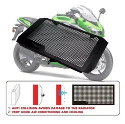 For Kawasaki Z1000 2003-2016 Radiator Grille Guard Cover Shield Protective