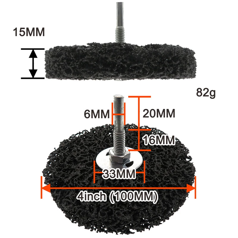 2-5Inch Abrasive Wheel Poly Strip Disc Paint Rust Remover Coating for Angle Grinder Clean Polish Metal Motorcycle Car Wood Work