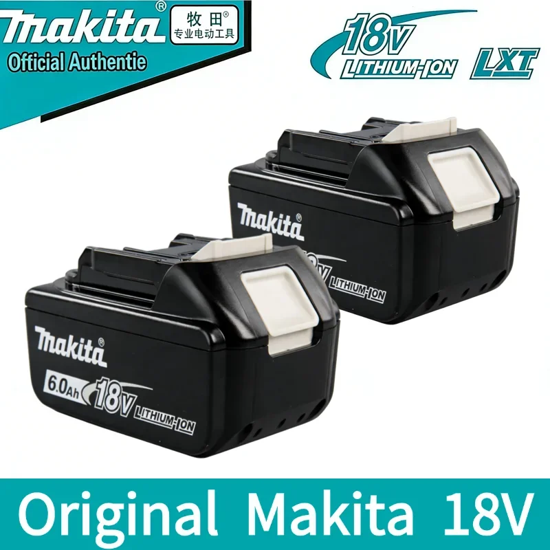 

Оригинальный аккумулятор Makita 18V 5.0Ah 6.0Ah для электроинструментов, перезаряжаемый аккумулятор BL1850B BL1860B, зарядное устройство 18V.