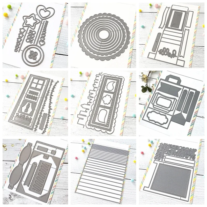 Metal Cutting Dies And Stamps Stencils for DIY Scrapbook Album Embossing Handmade Decorations Mould Scrapbooking Dies