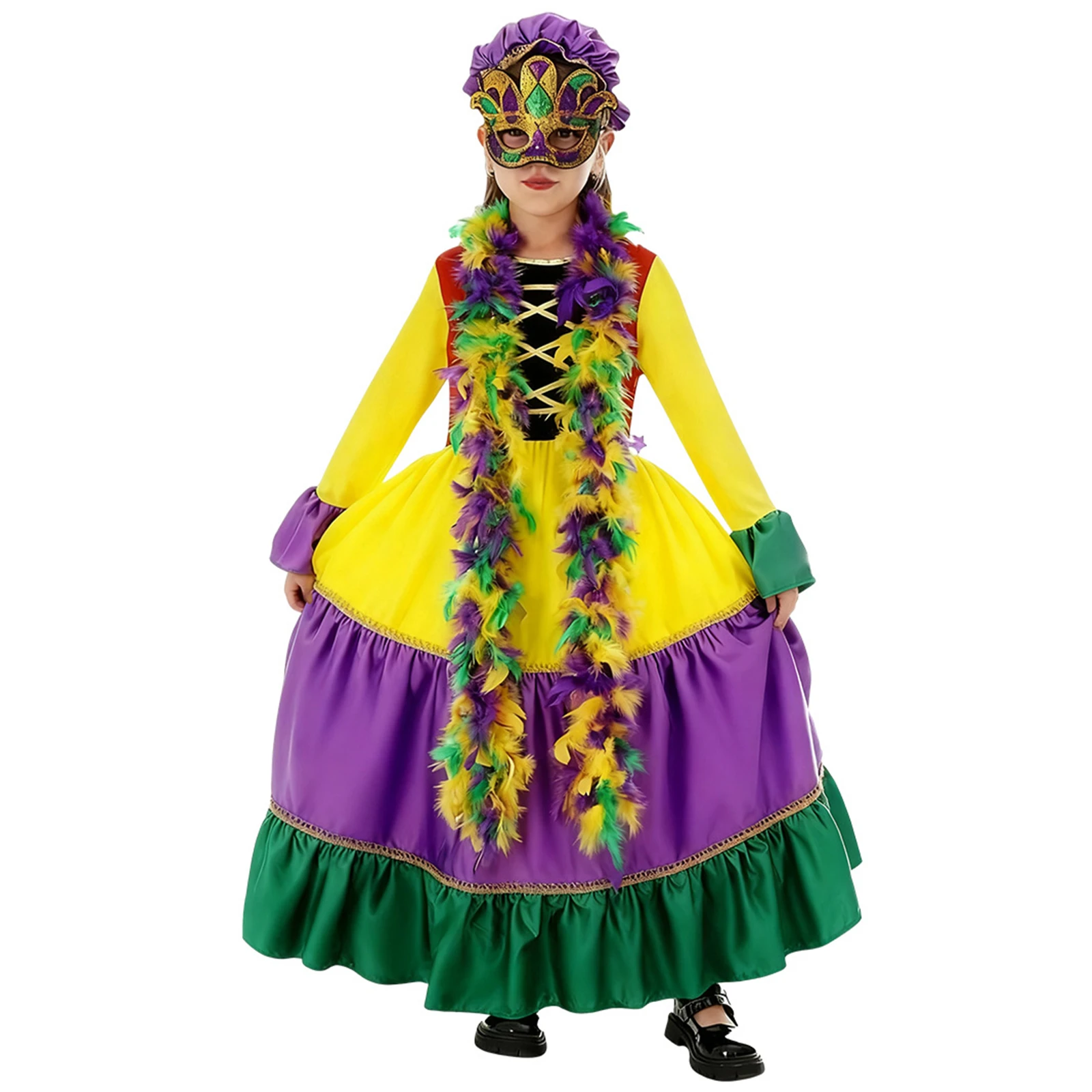 

Mexican Costume for Girls Traditional Dresses Carnival Festival Folklorico Dance Celebrations Dress Toddler Girl Halloween Party
