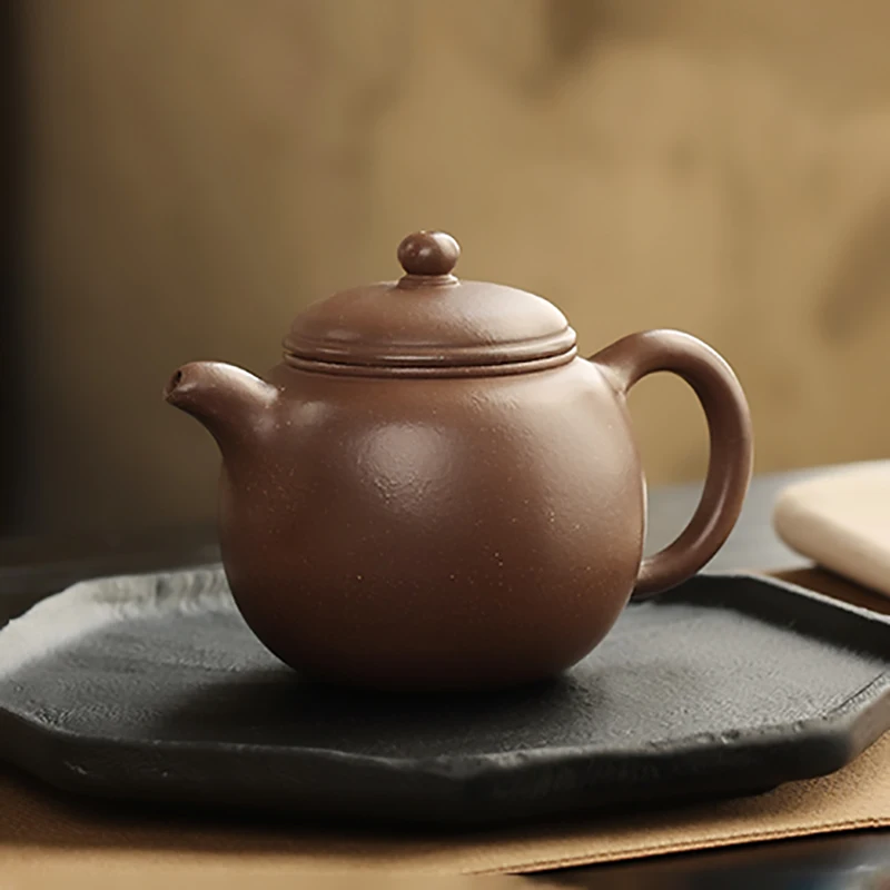 240ML Yixing Machining Purple Clay Teapot Paozun Tea Pot Chinese Tradition Teaware Oolong Pu\'re Tea Set Kung Fu Filter Kettle