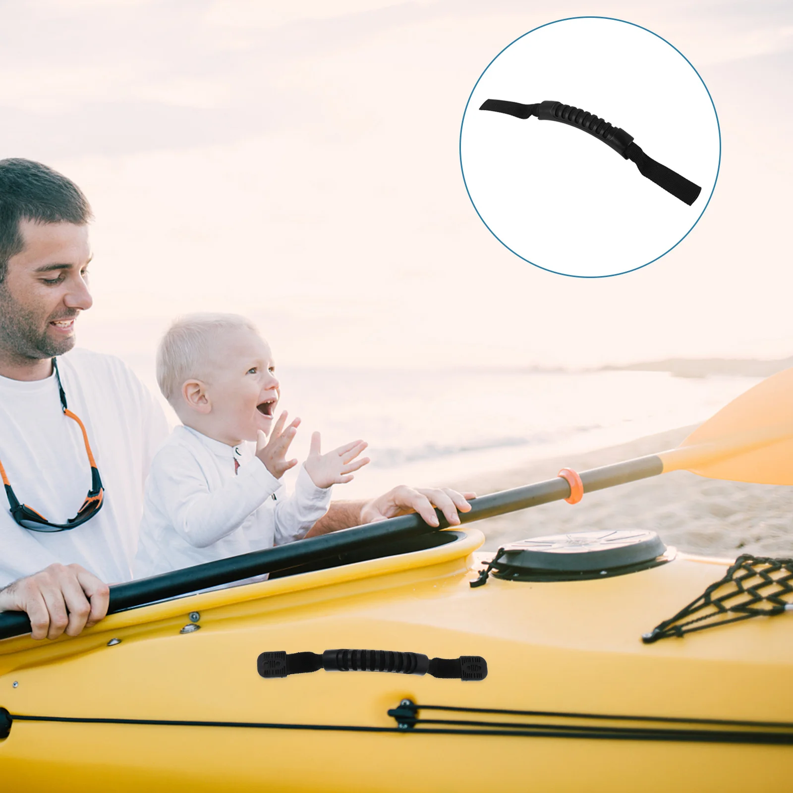 

10pcs Kayak Handle Replacement Non-Slip Comfort Grip Durable Boat Side Carry Handle Inflatable Boat Accessories Water Sports