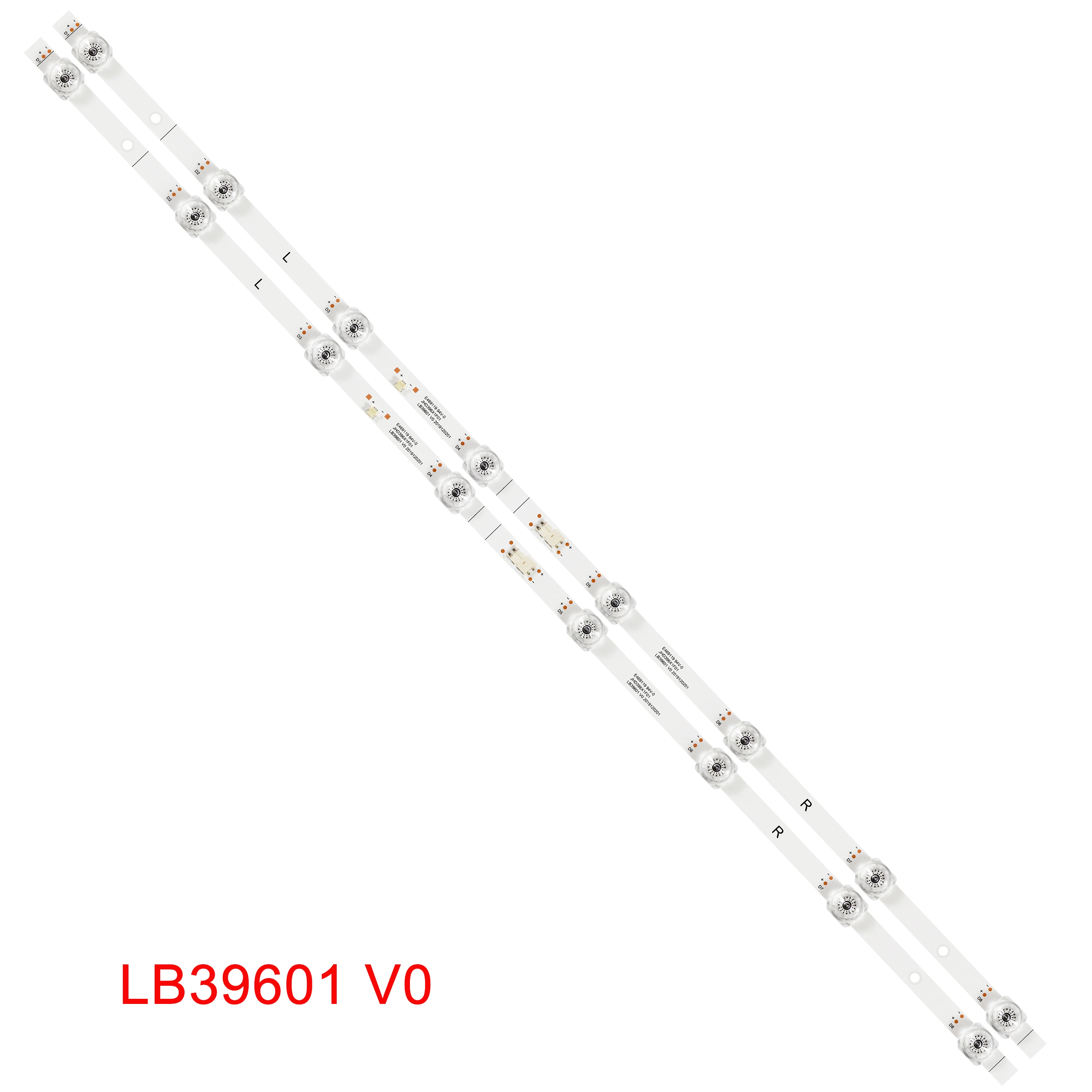 LED Backlight Strip 8LED For 40AE5000F 40A5600FTUK LB39601 V0 JHD396X1F01-TXL1 JHD396X1F01-TCL1 40A5600 40AE5000