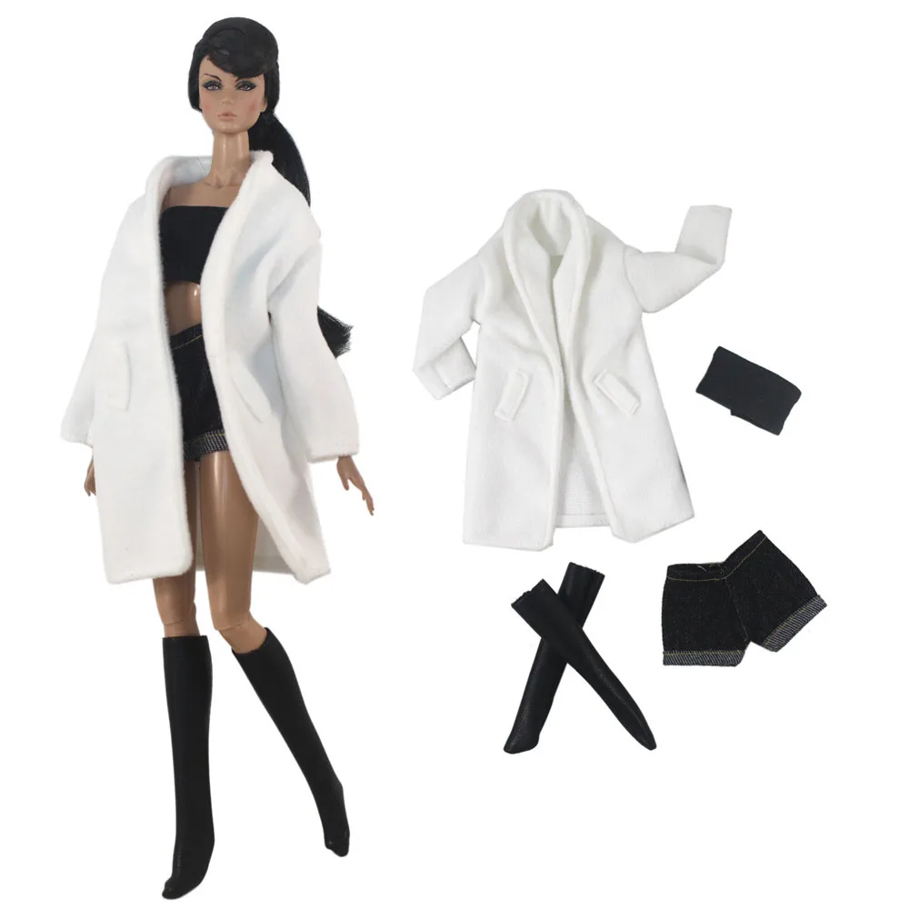Handmade BABI CLOTHES Woolen Coat Outfit for 11.5 Inch 30cm Doll BJD Clothes Many Style Gifts for Doll Accessories #02