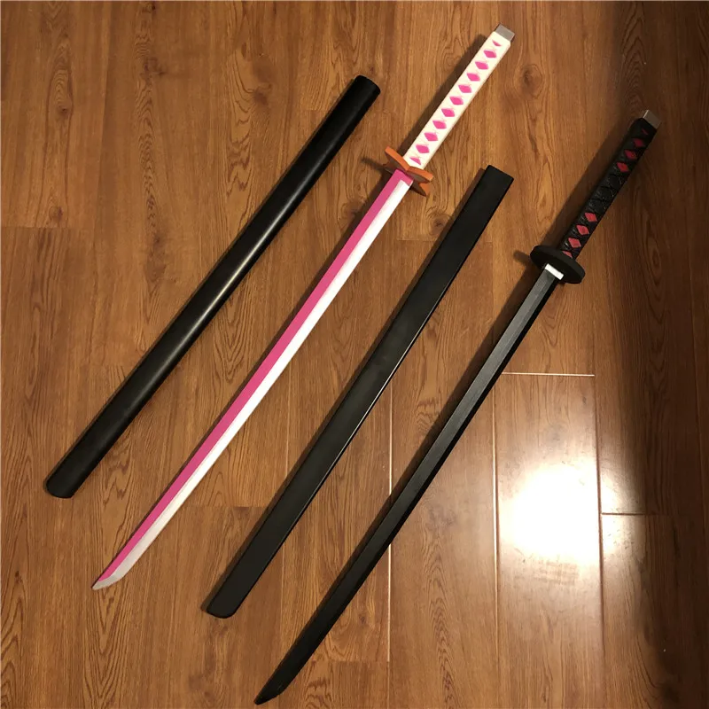 Espada de Anime japonés para niños, espada samurái, accesorios de Cosplay de película, pistola de juguete, accesorios de Halloween, 104cm