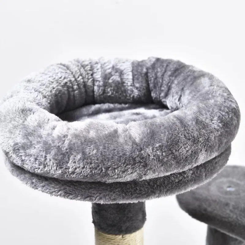 تسلق الحيوانات الأليفة متوسطة الحجم، خدش القطط، أرجوحة منزلية مثقوبة، برج القطط #5