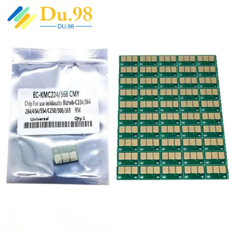 Chip de unidad de imagen de tambor DR313 DR-313 DR 313, 40 piezas, para konica Minolta, Bizhub, C258, C308, C368, C458, C558, C658, IU