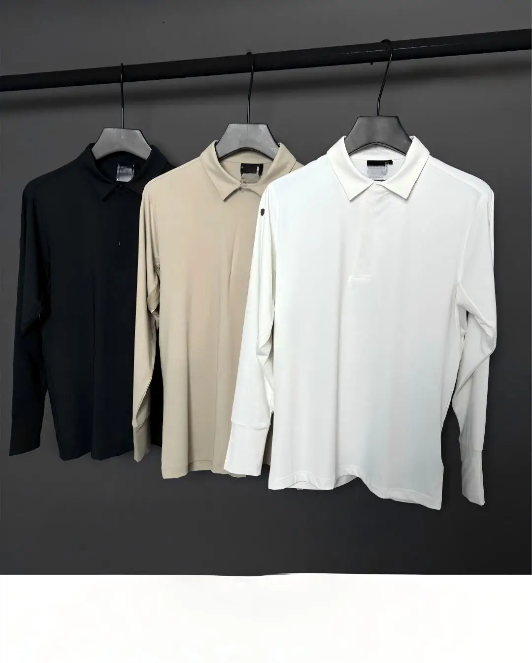 2026 Male Golf Long Sleeve Shirt New Autumn Sweat‑Wicking Fabric Versatile Casual Outdoor Sports Men Golf Top Blouse