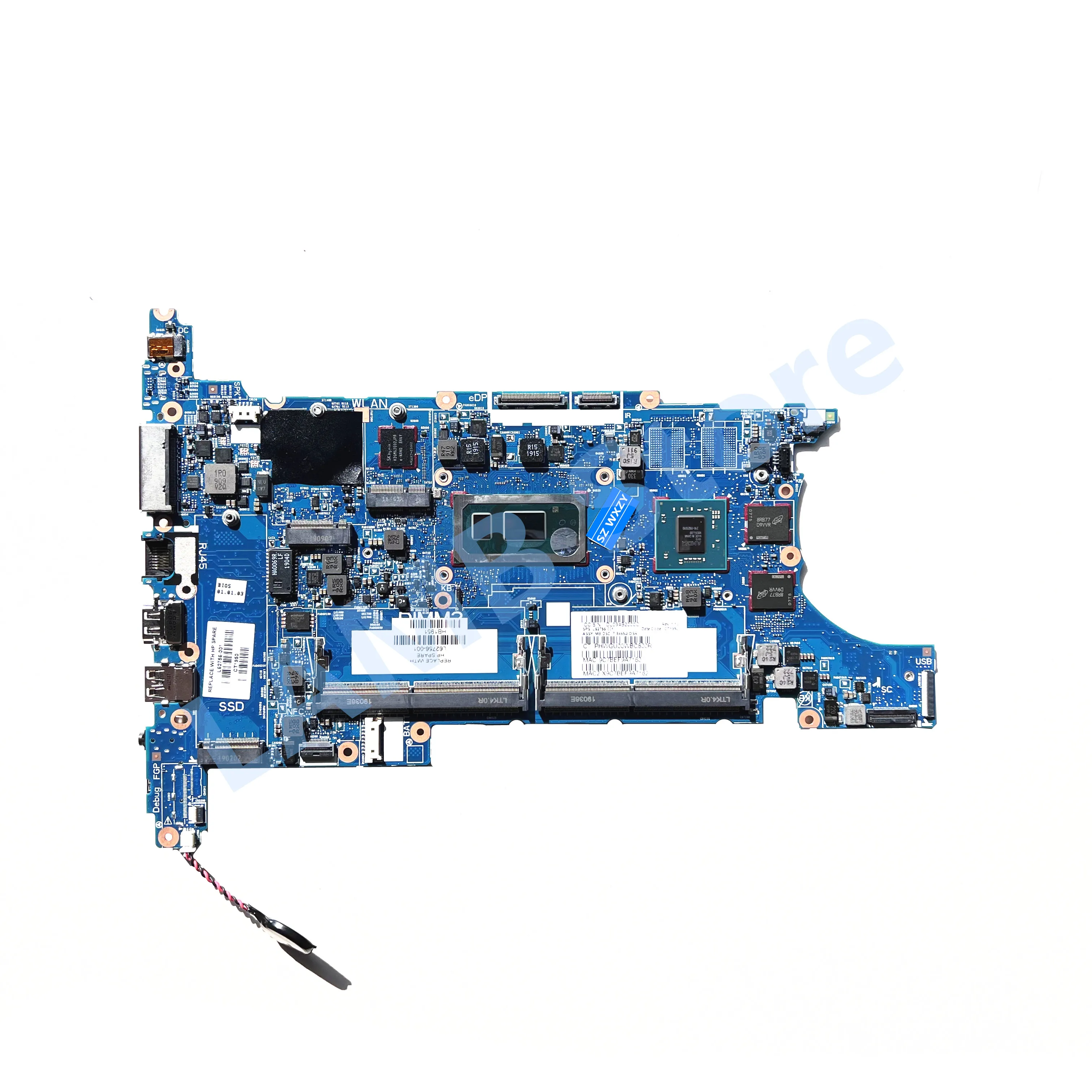 

For HP EliteBook 840 G6 Laptop Motherboard With I7-8665U CPU Radeon RX 550 2G GPU L62756-601 L62756-001 6050A3022501-MB-A01 DDR4