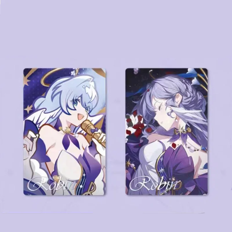 Anime Honkai: Star Rail Robin Cosplay Instant camera Cute Cartoon Polaroid desktop decor accessories small card One-page design