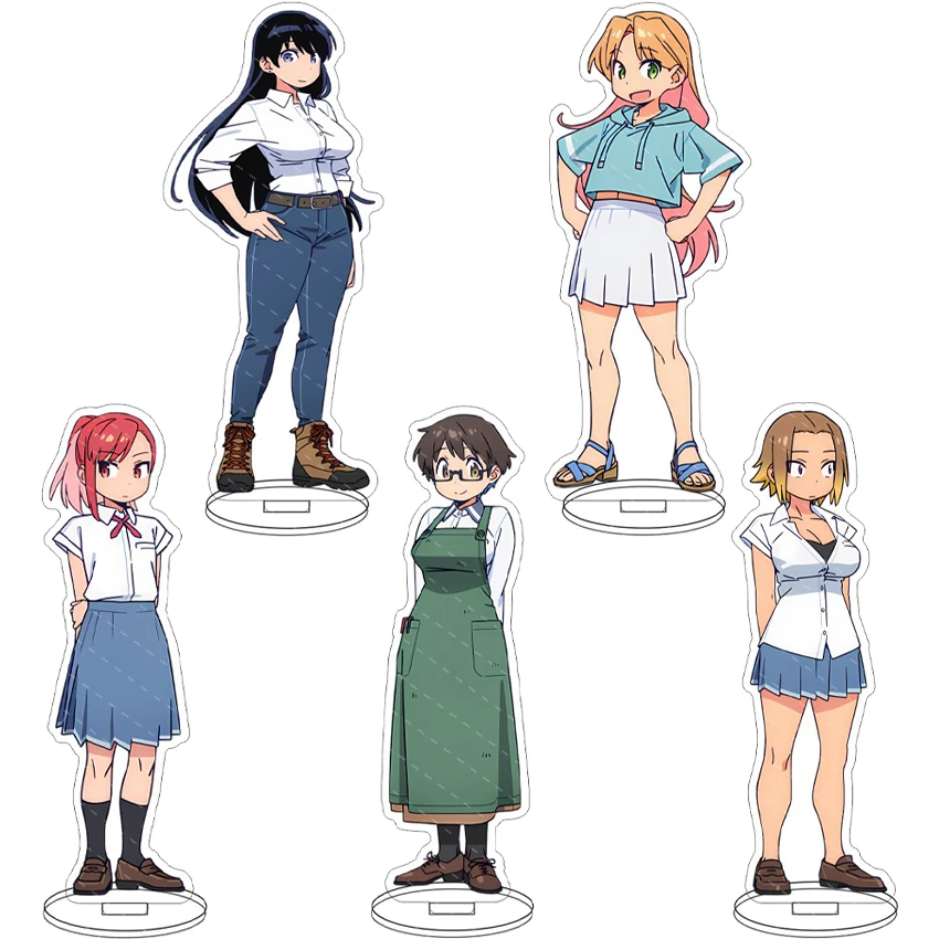 Figura de Anime de 16 CM, Ruri Rocks Valley, Ruri Arashi, Nagi Imari, Shoko Seto, Aoi Kasamaru ‌ ‌ Adornos de Acrílico para Cosplay, Regalos