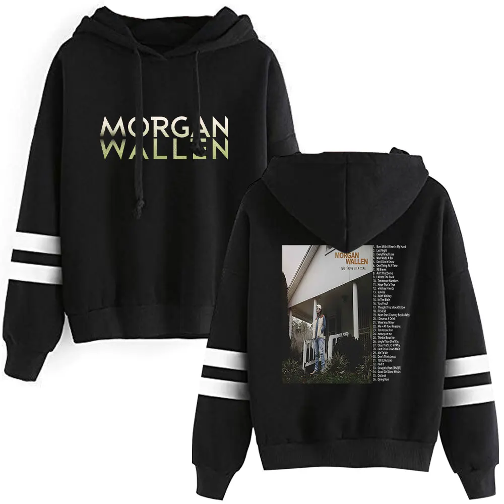 Morgan wallen jedna rzecz na raz w trasie z kapturem mężczyźni bluza ze ściąganym kapturem bluzę damską unisex dla fanów muzyki sweter hip-hopowy