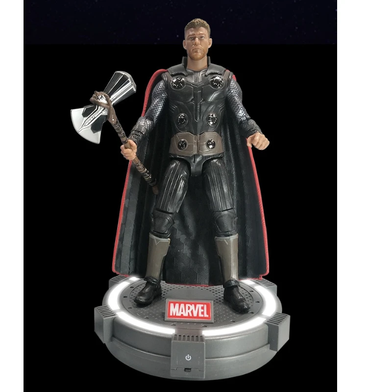 ZD Toys Hammer Super Hero Action Figure 7in 18cm Articulated Joint Model Kids Birthday Gift Desktop Ornament