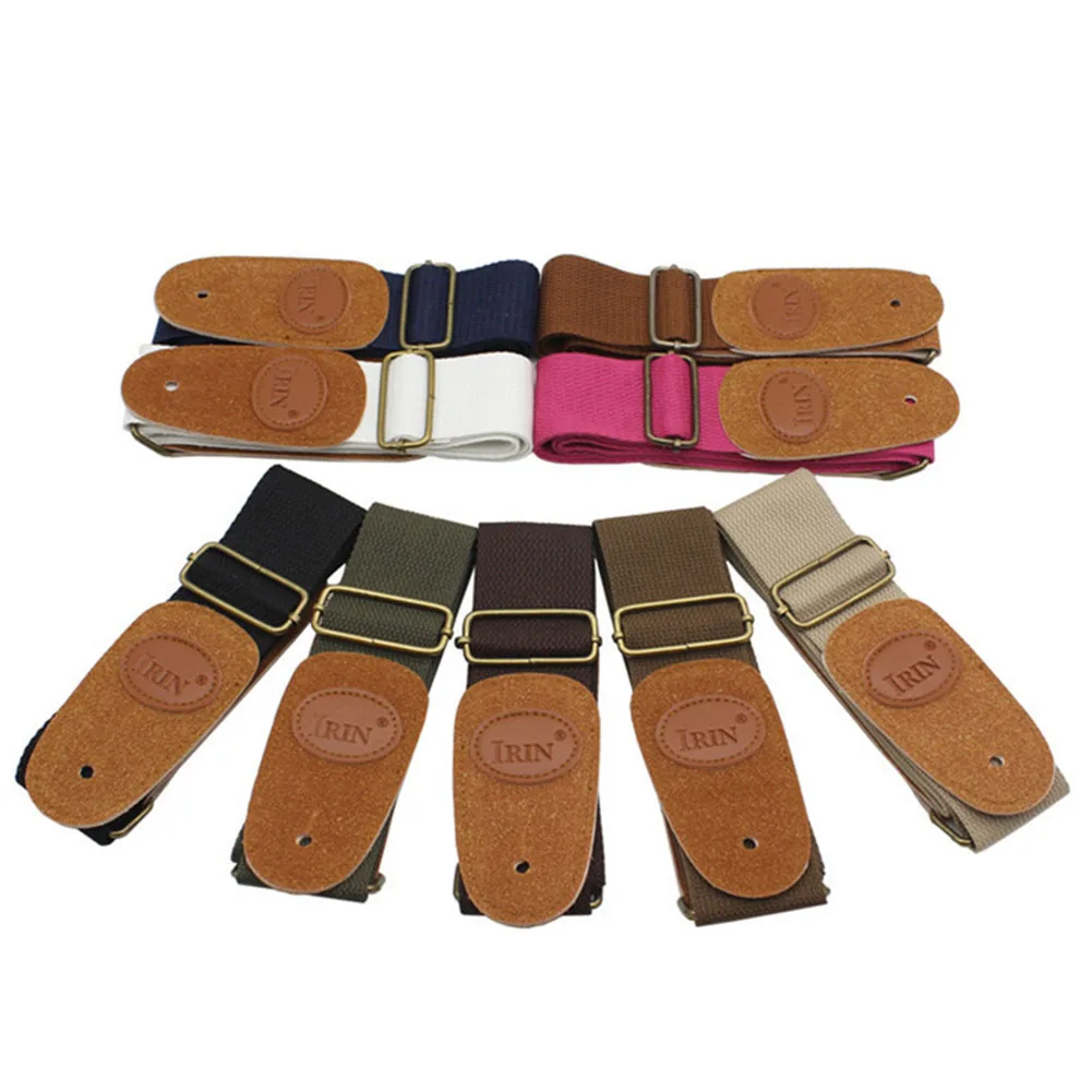 Pure Cotton Guitar Strap MultiColor Strap Widened Thickened Acoustic Adjustable Belt Electric Guitar Pure Cotton