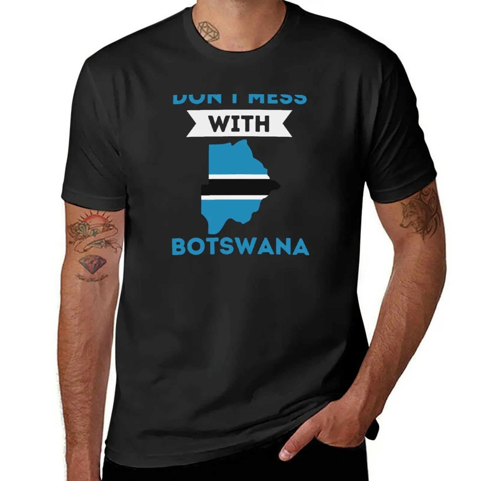 

Don't Mess With Botswana T-Shirt for a boy customs design your own sweat shirts, men