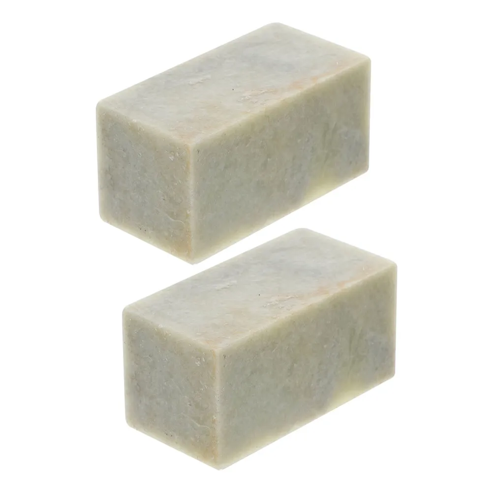 2Pcs Premium Qingtian Stone Seal Carving Blocks Smooth Texture Easy to Carve for Artists Beginners Chinese Traditional Seal
