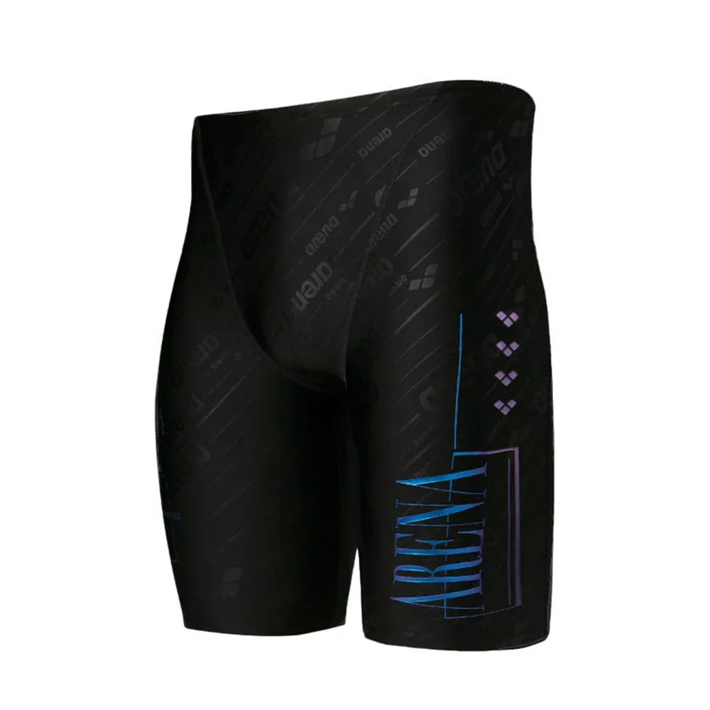 Summer Mens Diving Surfing Jammer Swimwear Beach Tights Shorts Swimming Trunks Sports Training Pants Quick Dry Printing Swimsuit