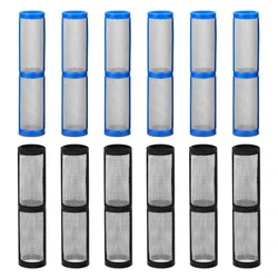 12Pcs Airless Paint Sprayer Manifold Filter 390 395 490 495 595 Pump Manifold Strainer 246384 60Mesh And 246382 100Mesh