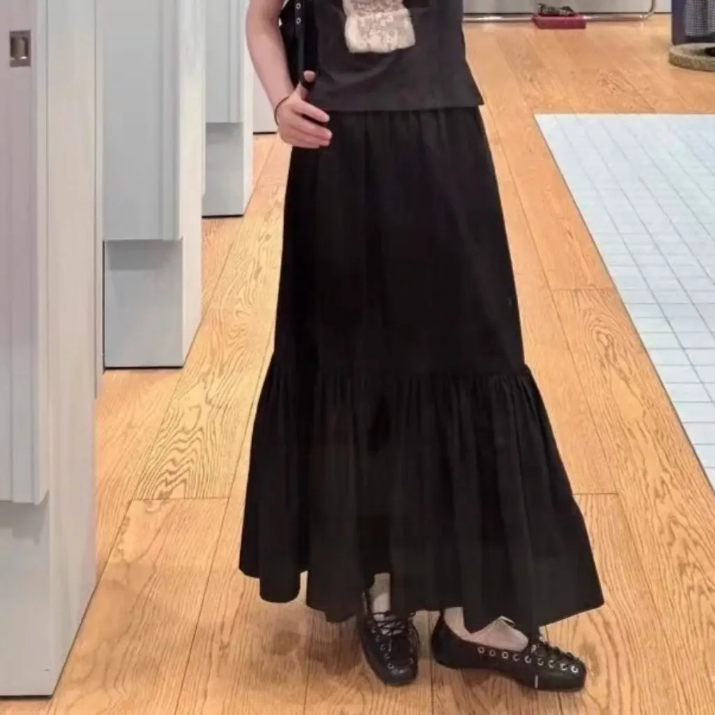 

Summer Fashionable Half Skirt With Lace Trim Versatile Women's Design Sensation Skirt For All Occasions