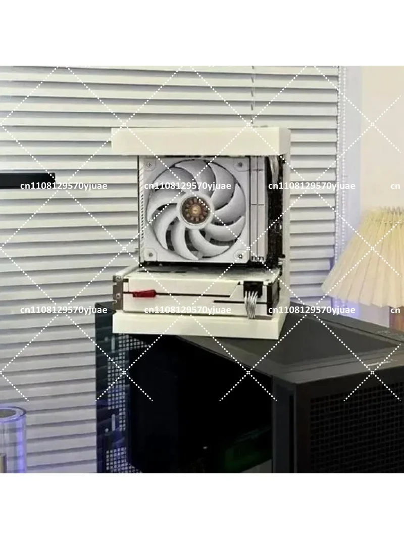 

Mini ITX PC Case Compact Desktop Chassis for ITX Motherboard SFX Power Supply Sea View Design