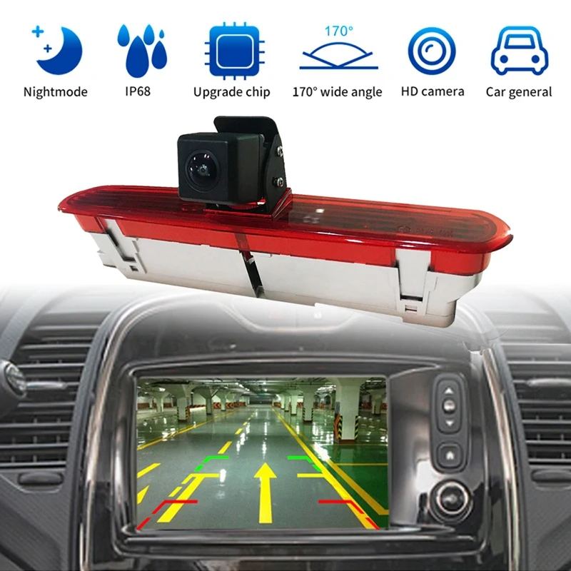 

For Fiat Doblo Opel Combo Car Waterproof High Brake Light Reversing Camera Rear View Camera