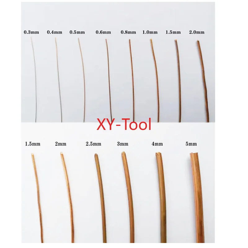 T2 Pure Copper Wire Bare Wire Conductive Fine Copper Wire Diy Diameter 0.2/0.3/0.4/0.5/0.6/0.7/0.8/1/1.2/1.4/1.5/1.6/1.8/2/2.3mm
