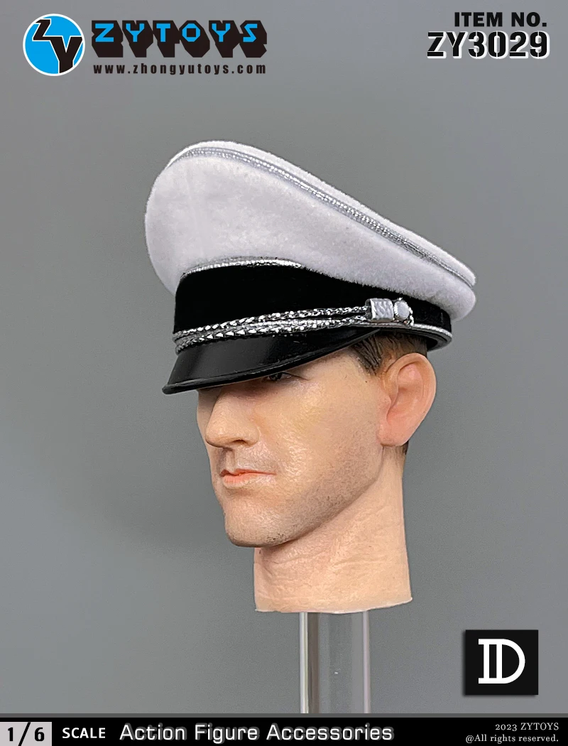 Gorra del ejército militar a escala 1/6, sombrero táctico de la Segunda Guerra Mundial de Alemania para figura de acción de 12 pulgadas, cuerpo de soldado, colección de accesorios de muñecas