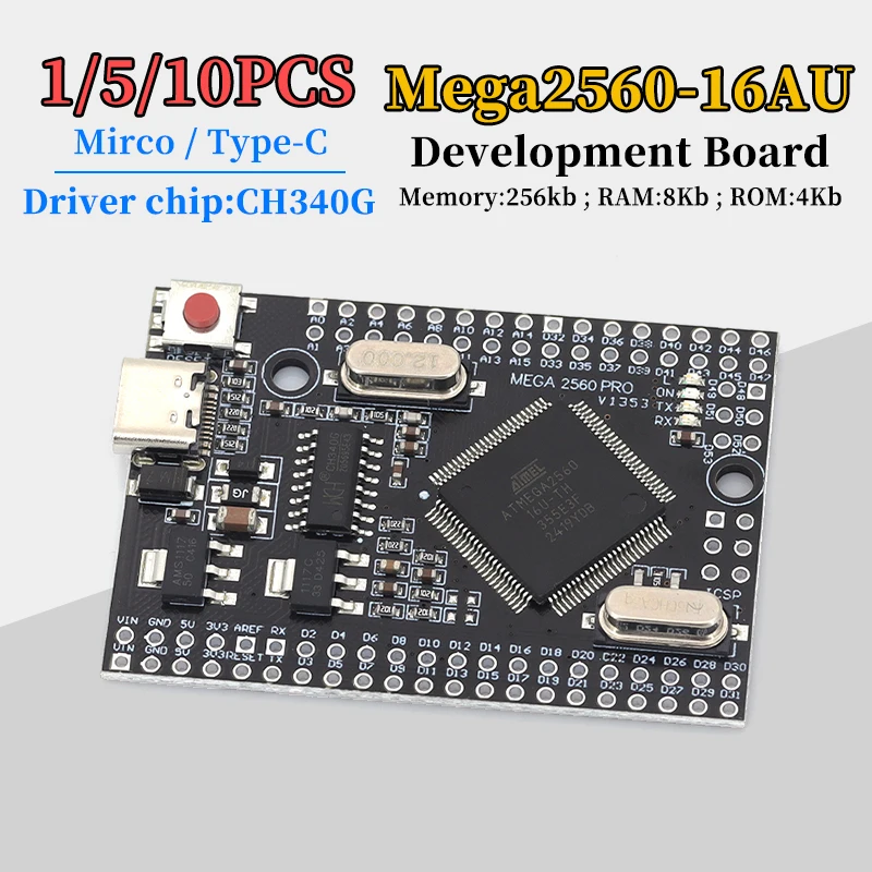 carte-de-developpement-de-puces-mega2560-pro-ch340g-atmega2560-16au-dc33v-5v-port-micro-type-c-pour-arduino-1-5-10-pieces