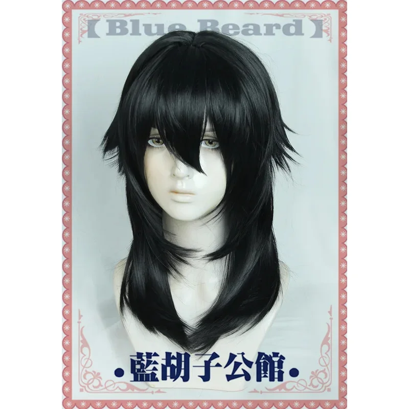 نوع أسود فاينل فانتسي XIV: Endwalker FFXIV FF14 سيدة الضوء فينات ثيميس شعر مستعار تأثيري مقاومة للحرارة خصلات الشعر المستعار