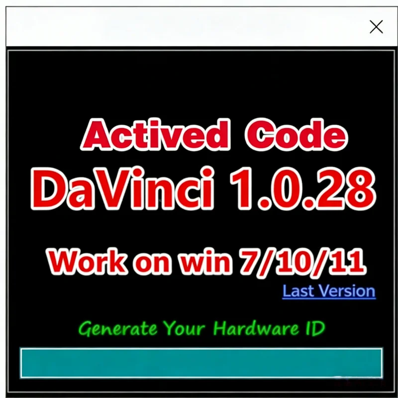 

Новое ПО Davinci 1.0.28 для работы с KESS/KTAG/другими инструментами ECU, перепрограммирование, активация Davinci V1.0.28