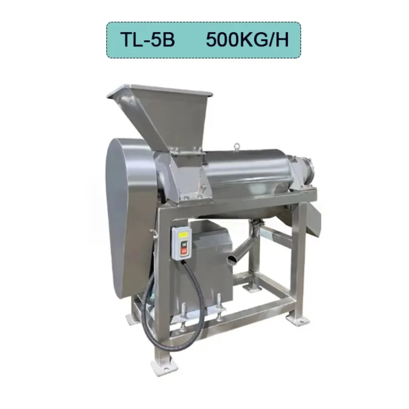 500 كجم/ساعة متعددة الوظائف الكهربائية المسمار الفاكهة الخضروات الصحافة آلة استخراج العصير/آلة صنع العصير الحلزوني الصناعي