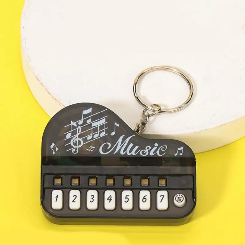جمهور مفتاح البيانو العصري ديكورات السيارة ديكورات مثالية لإضافة لون شعبي للمفاتيح وحقائب اليدين شنقا سحر #5