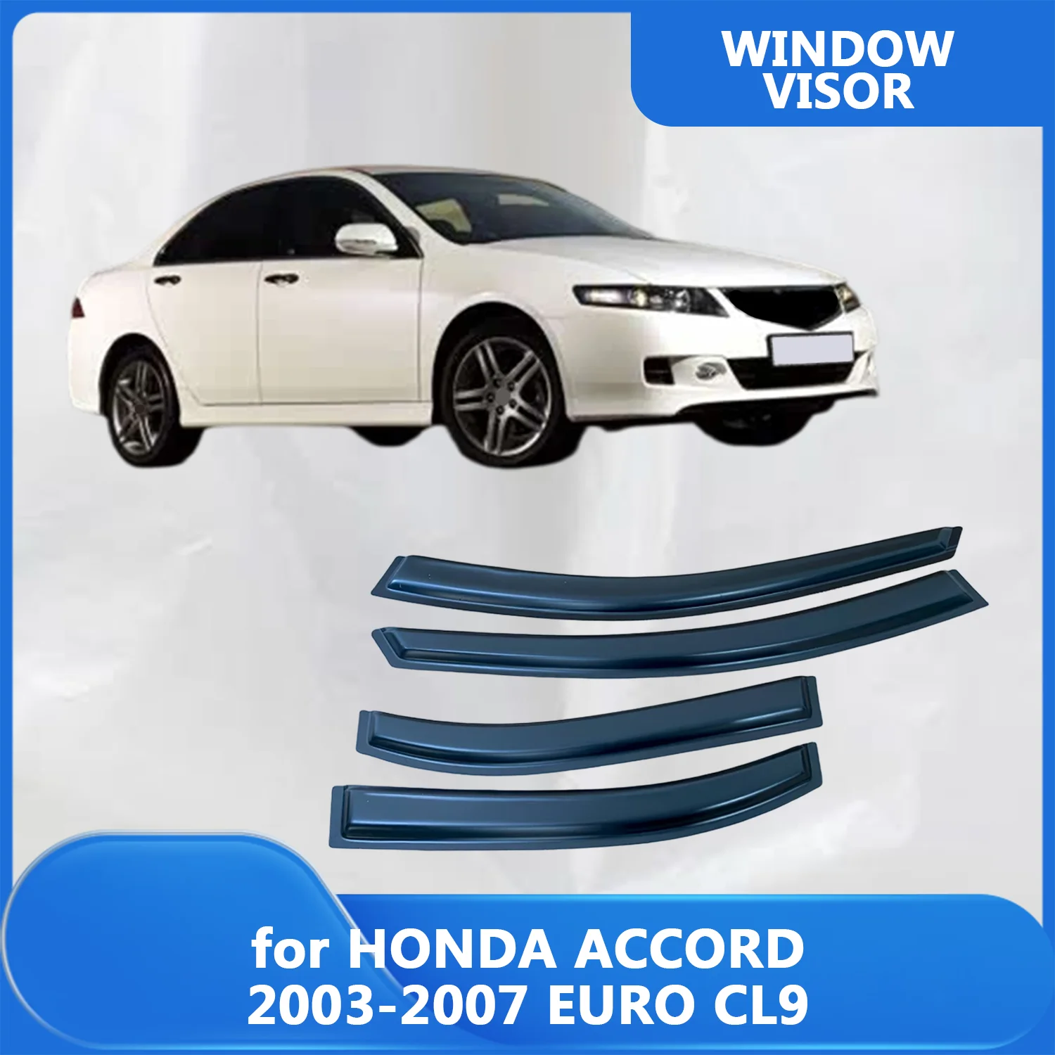 

Window Visor for HONDA ACCORD 2003-2007 EURO CL9 Wind Deflectors Rain Guards Door Visor Vent Shades Ventvisor Exterior Parts