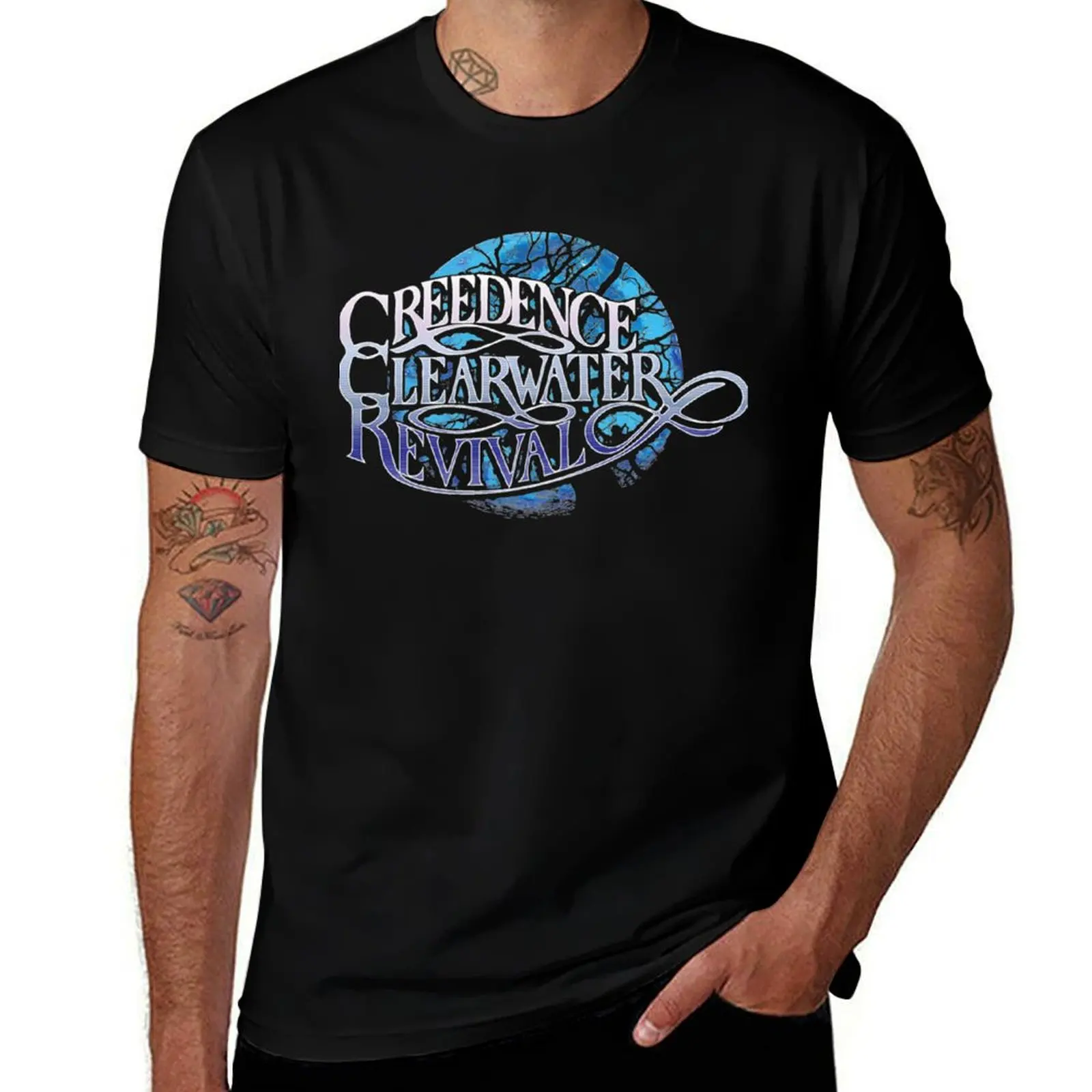 

Creedence Clearwater Revival Blue Moon T-Shirt t shirts for man graphic funny man tshirt T-Shirt