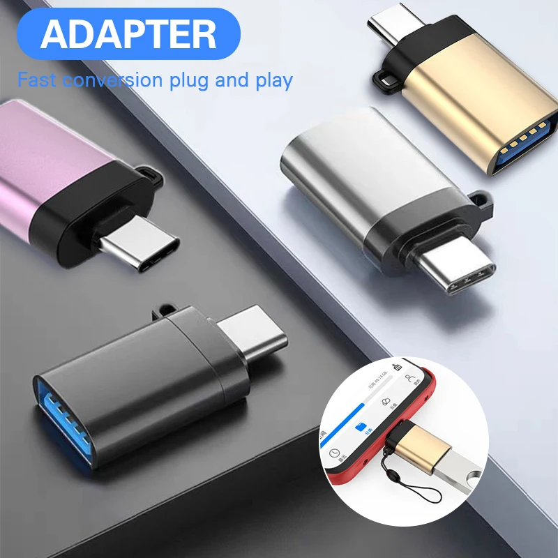 USB C to USB Adapter Plug and Play USB Drive Viewer USB 3.0 Converter for OTG USB C to USB Adapter DJA88