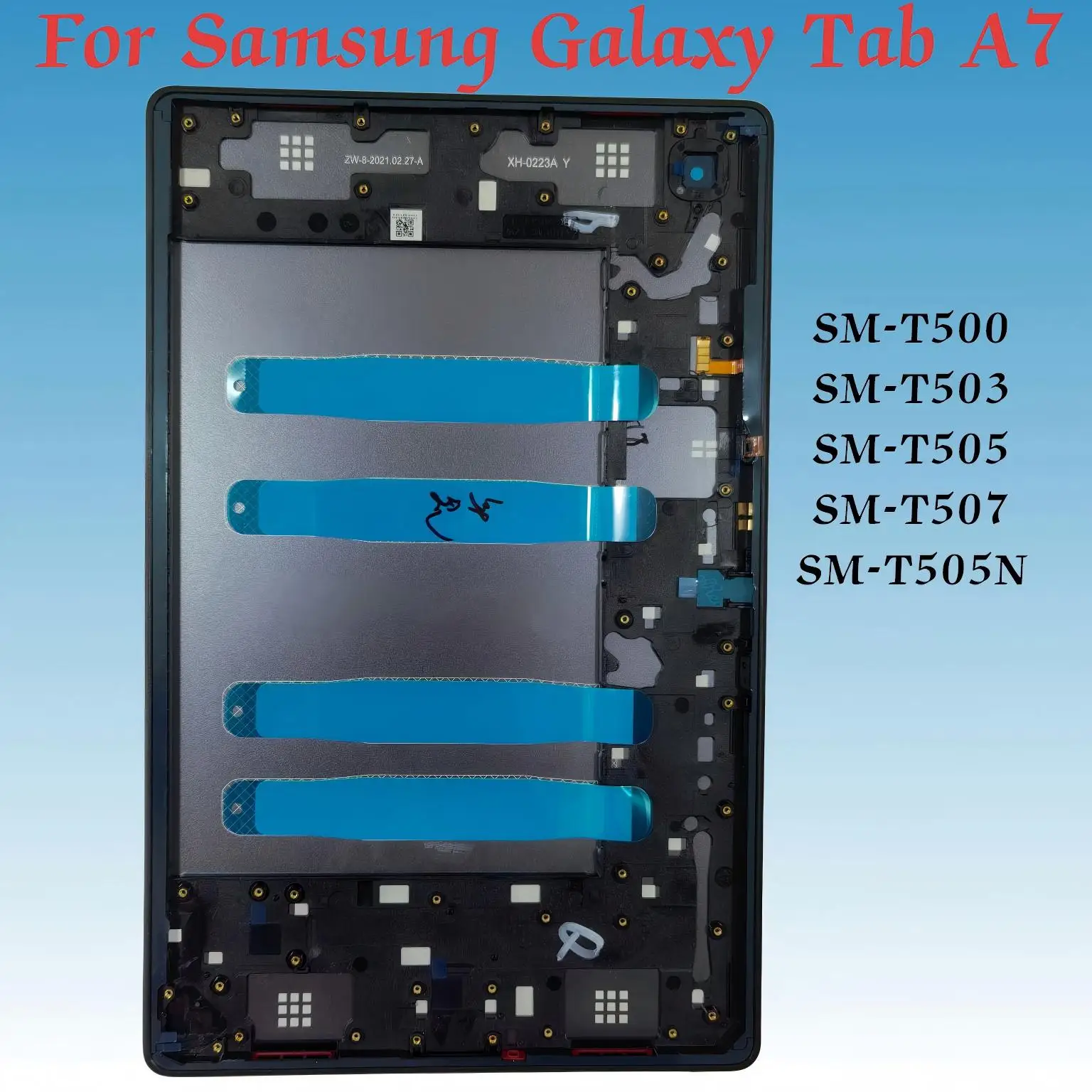 AAA For Samsung Galaxy Tab A7 10.4 2020 SM-T500 SM-T503 SM-T505 SM-T505N SM-T507 Battery Cover Back Housing Back Cover Replace