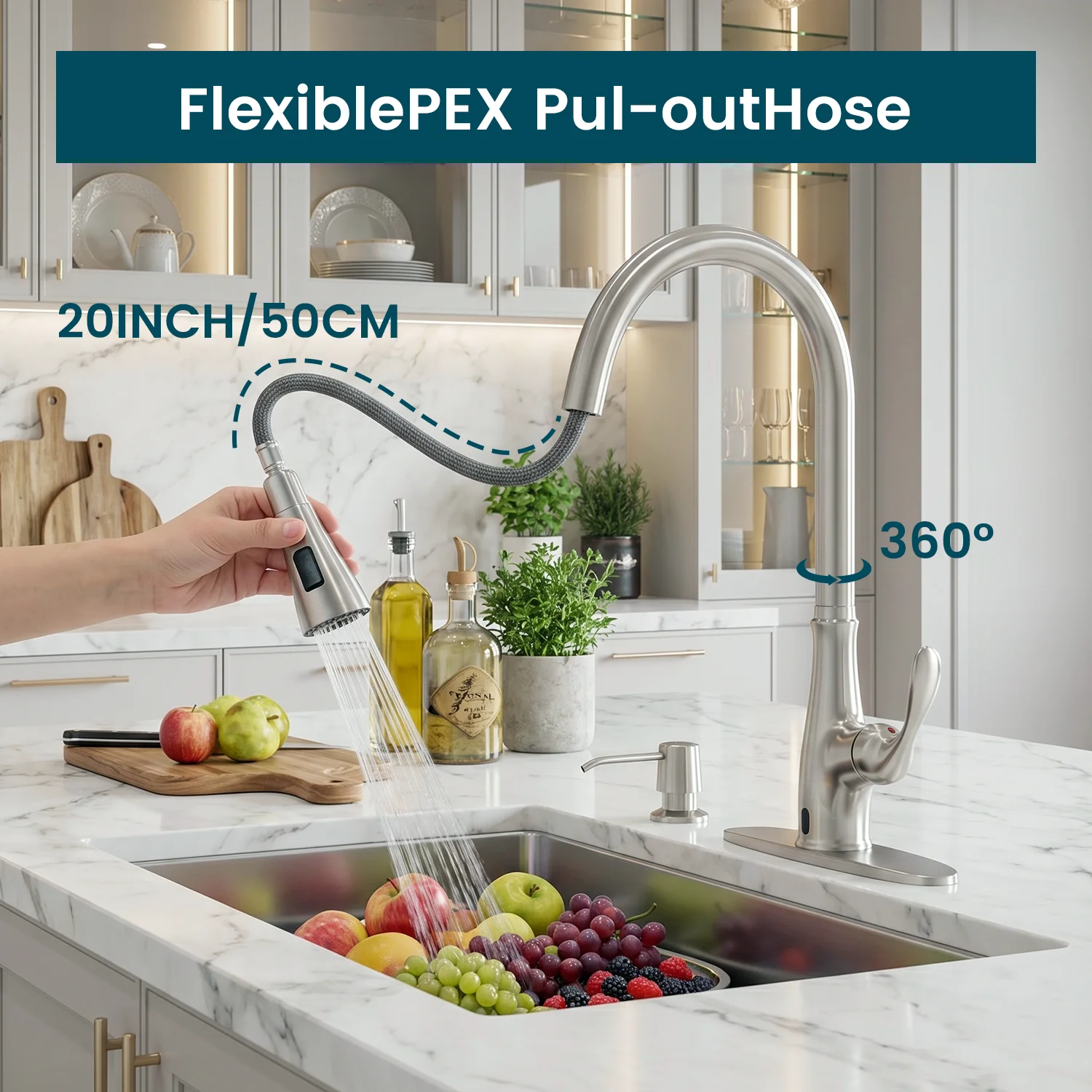 APPASO aanraakvrije keukenkraa - Touchless Kitchen Faucet Motion Sensor recensie en prijs