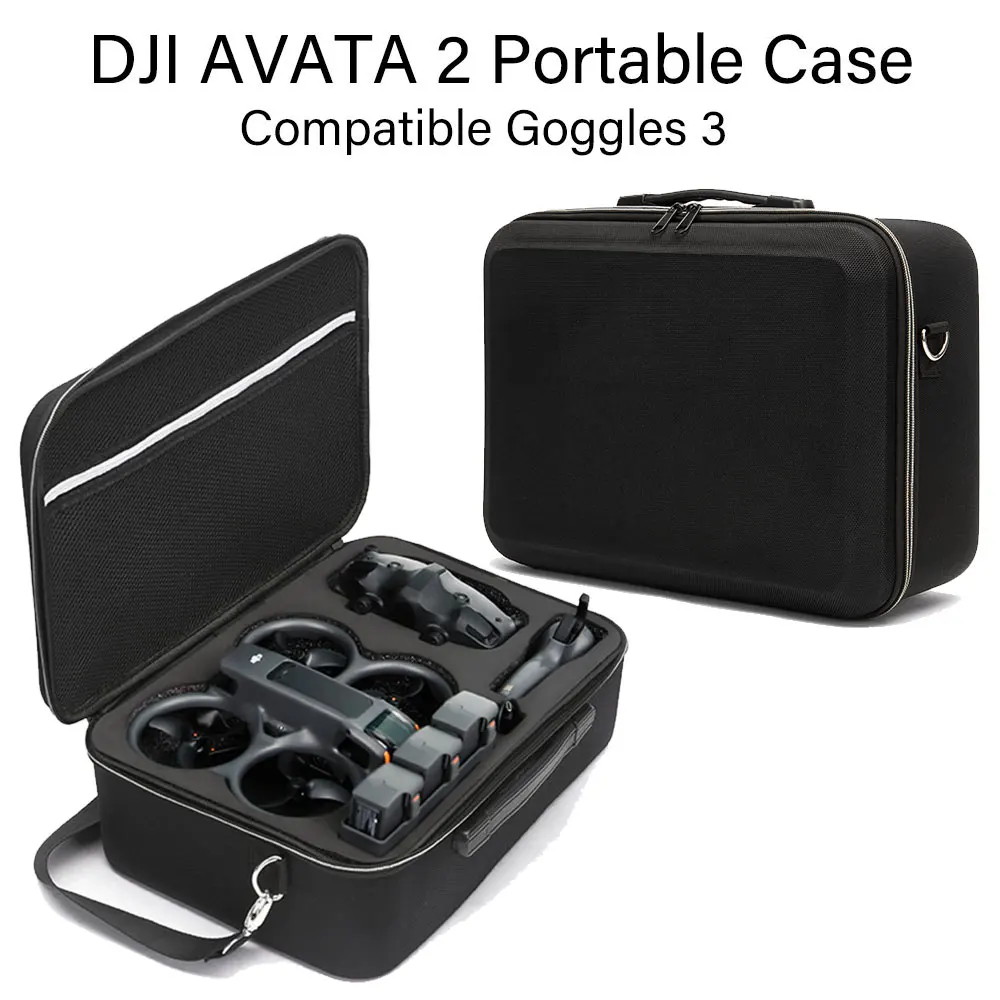 

Portable Shouledr Bag for DJI Avata 2 Goggles 3 Fly Smart Combo Large-capacity Drone Accessorie Camera Handbag Outdoor Shooting